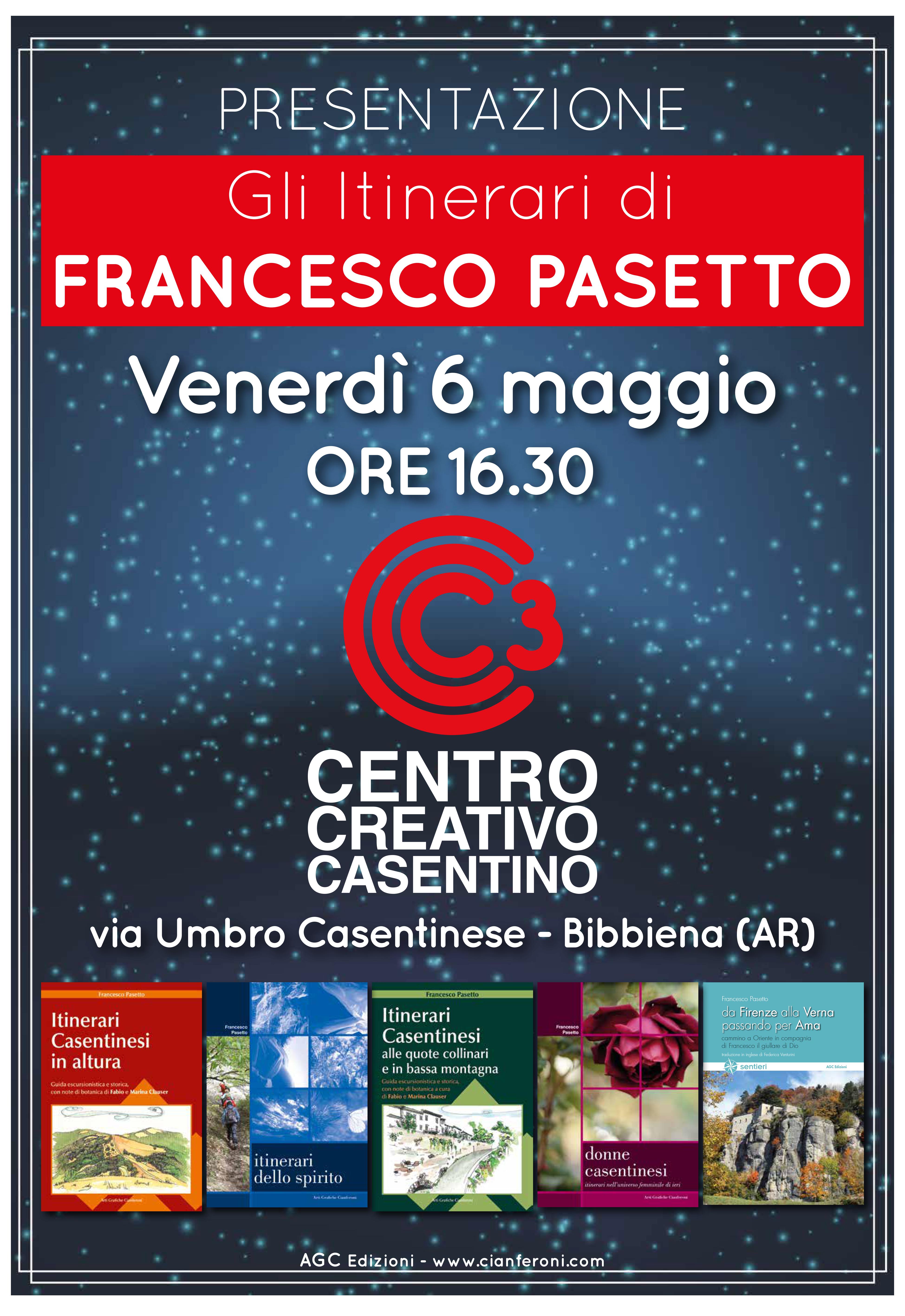 Presentazione “Gli itinerari di Francesco Pasetto”